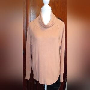 Cowl Neck Long Sleeve Top